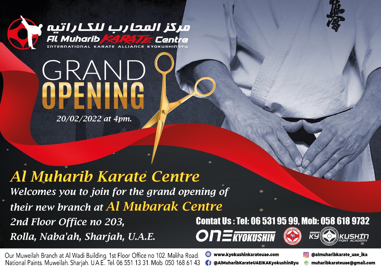 Opening New Dojo  