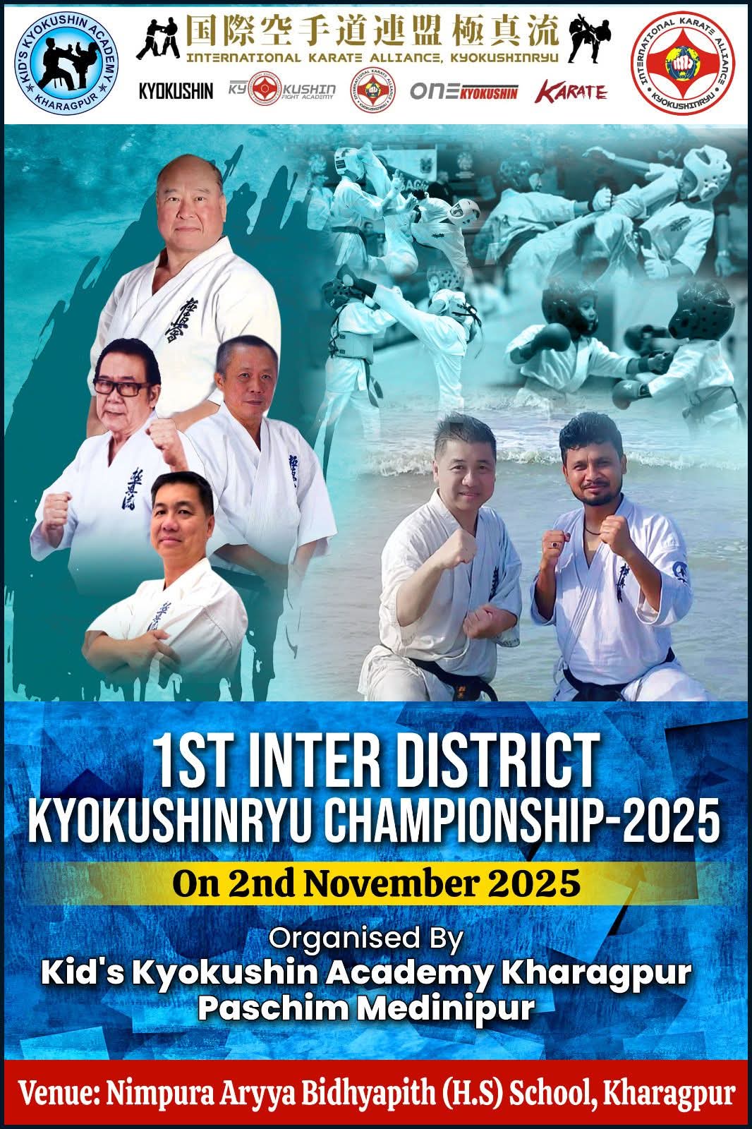 1st paschim Medinipur Inter District KyokushinRyu Championship W.B India.