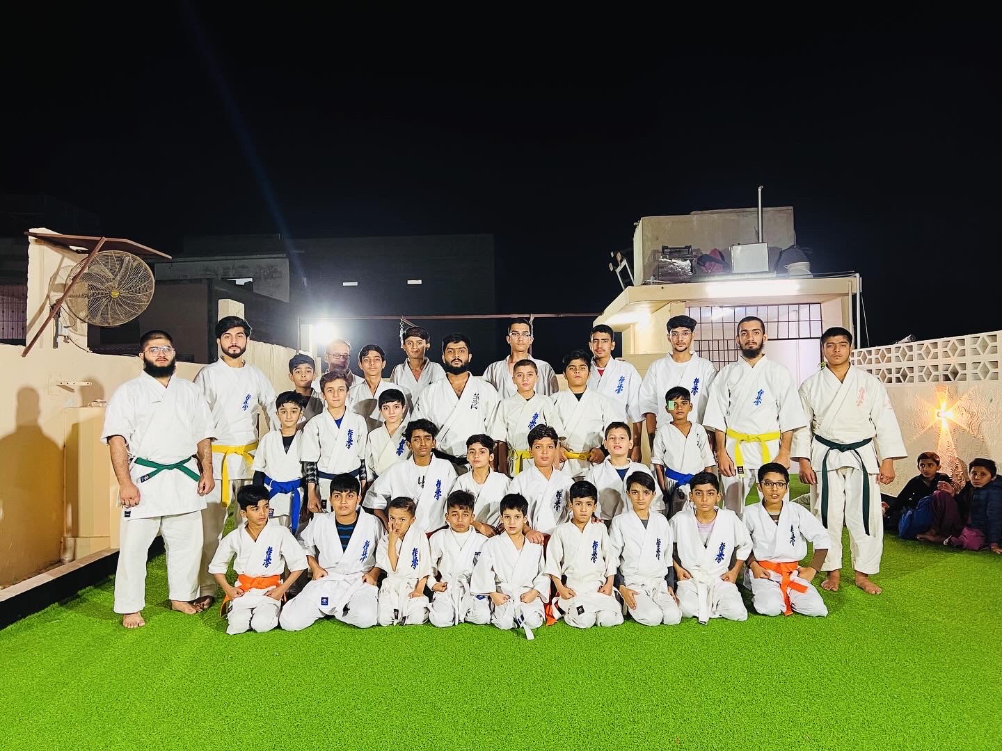 pakistan kyokushin karate dojo azam basti karachi